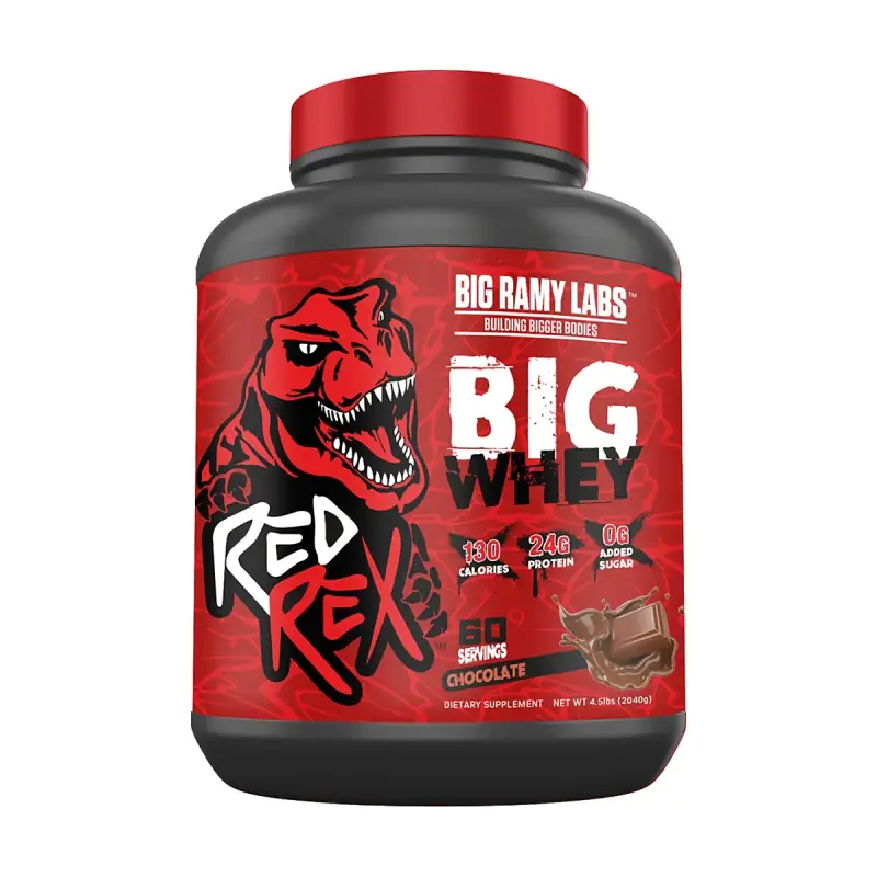 Big Ramy Labs Big Whey (Red Rex) 4.5 lb · Chocolate — Whey Protein