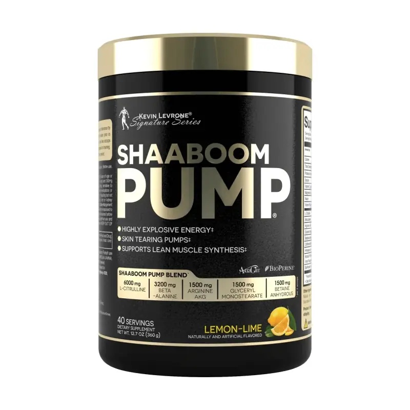 Kevin Levrone Shaaboom Pump 360g · Lemon-Lime — Pre-Workout