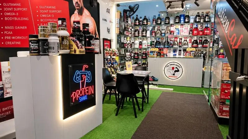 Entrance of The Smart GetFit Nutrition store